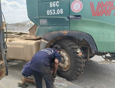 Vá vỏ lưu động vũng tàu